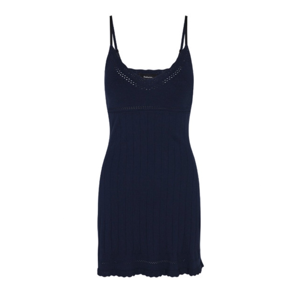 BEST Realisation Par The Charlotte Mini Knit Dress - Navy Blue Causal Vacation - Picture 6 of 11